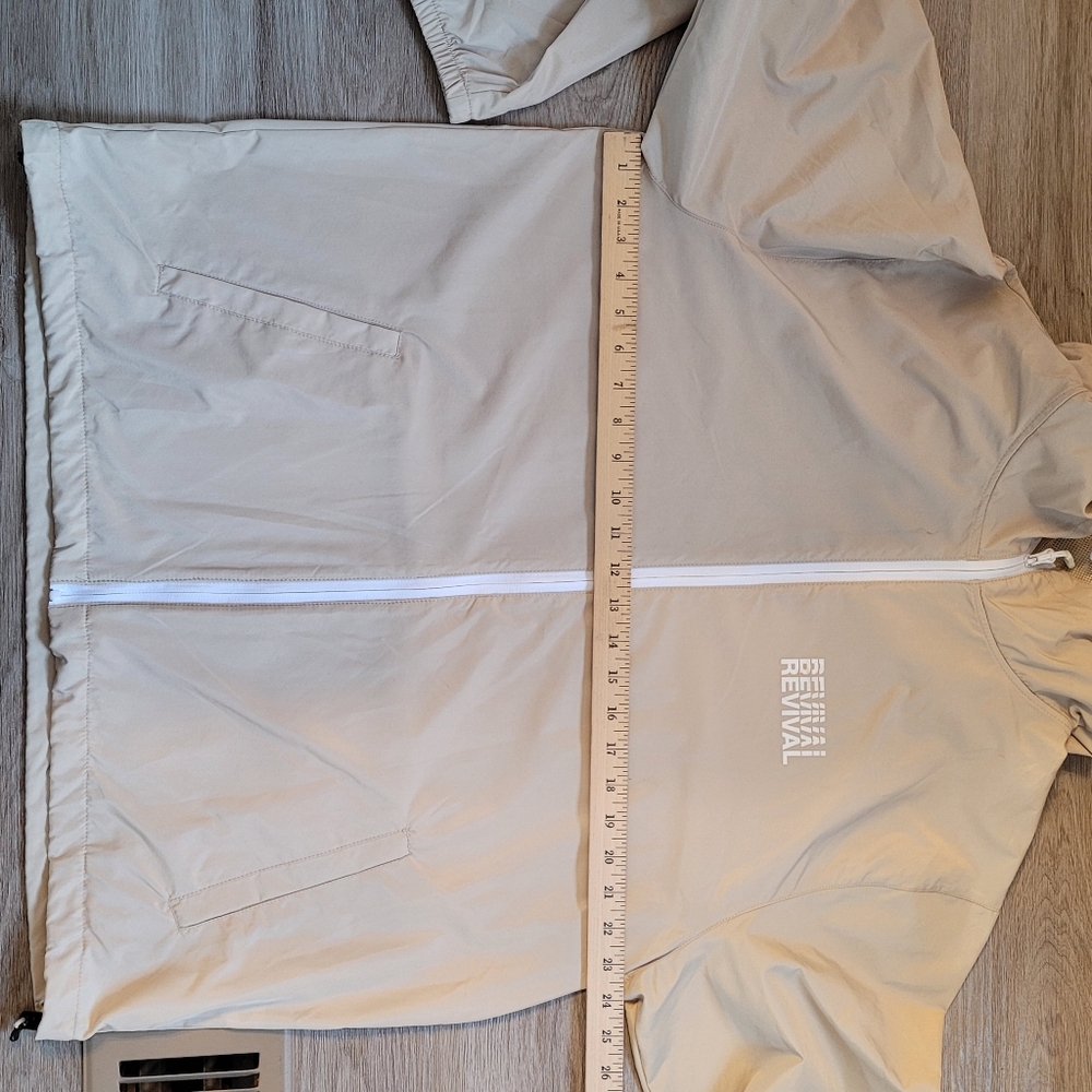 Revival Is In The Air Hooded Zip-up Windbreaker  Unisex XXL Independent Trading - Picture 15 of 16